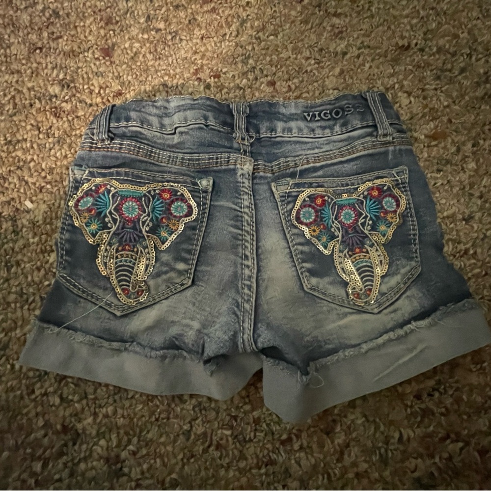 Girls Vigoss Elephant pocket shorts